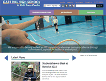 Tablet Screenshot of carrhillschool.com